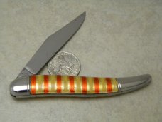 Imperial USA Candy Stripe Switchblade Knife Imperial USA Candy Stripe Switchblade Knife