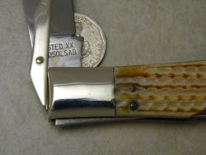 Case XX USA Classic Bone C61050L Coke Bottle Swing Guard Lockback Knife