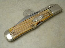 Case XX USA Classic Bone C61050L Coke Bottle Swing Guard Lockback Knife