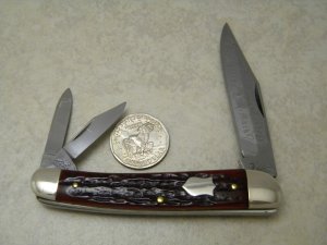 Bulldog Brand Hammer Forged Solingen Germany 1993 PROTOTYPE Bone Whittler Knife
