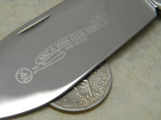 Schatt and Morgan Titusville PA Queen Bone NKCA 2008 Club Elephant Toe Knife