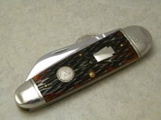 Schatt and Morgan Titusville PA Queen Bone NKCA 2008 Club Elephant Toe Knife