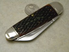 Schatt and Morgan Titusville PA Queen Bone NKCA 2008 Club Elephant Toe Knife