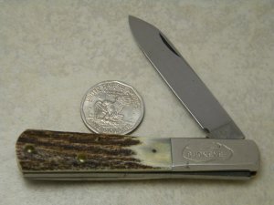 Bob Cargill Stag Barlow Knife - Buckeye Knife Club 1978