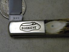 Bob Cargill Stag Barlow Knife - Buckeye Knife Club 1978