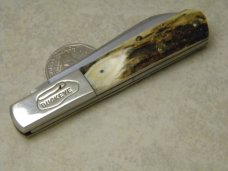 Bob Cargill Stag Barlow Knife - Buckeye Knife Club 1978