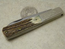 Bob Cargill Stag Barlow Knife - Buckeye Knife Club 1978