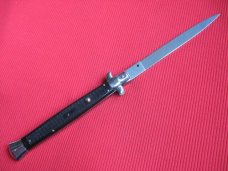 Vintage Unique 13" MOLLETTA Stiletto Checkered Switchblade Knife. Vintage Unique 13" MOLLETTA Stiletto Checkered Switchblade Knife.