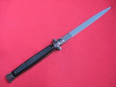 Vintage Unique 13" MOLLETTA Stiletto Checkered Switchblade Knife. Vintage Unique 13" MOLLETTA Stiletto Checkered Switchblade Knife.