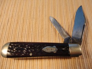 UNION CUTLERY CO (KA-BAR) OLEAN N.Y. U.S.A. JIGGED BONE SWELL END JACK