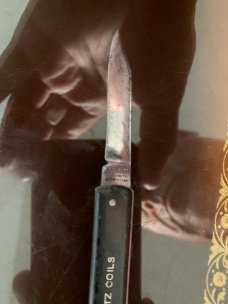 Vintage Schrade Advertiseing Pull Ball Switchblade Vintage Schrade Advertiseing Pull Ball Switchblade