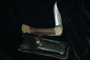 Vintage Early Buck 110 with Sheath