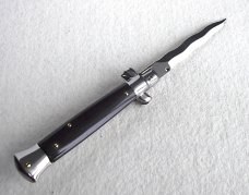 NEW 9" ITALIAN STILETTO FRANK BELTRAME GENUINE HORN KRISS BLADE