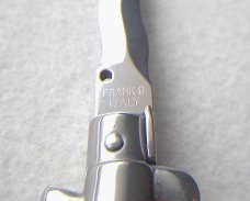NEW 9" ITALIAN STILETTO FRANK BELTRAME GENUINE HORN KRISS BLADE
