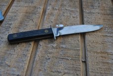 Utica USA Sportsman Knife Hatchet Set In Leather Sheath Light Use 1950's Mirror Factory Polish Utica USA Sportsman Knife Hatchet Set In Leather Sheath Light Use 1950's Mirror Factory Polish