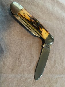 CASE XX 52131 SSP BLUE SCROLL CANOE KNIFE 3 DOT (1977) NEW OLD STOCK CASE XX 52131 SSP BLUE SCROLL CANOE KNIFE 3 DOT (1977) NEW OLD STOCK
