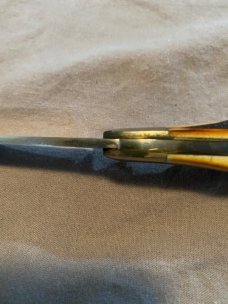 CASE XX 52131 SSP BLUE SCROLL CANOE KNIFE 3 DOT (1977) NEW OLD STOCK CASE XX 52131 SSP BLUE SCROLL CANOE KNIFE 3 DOT (1977) NEW OLD STOCK