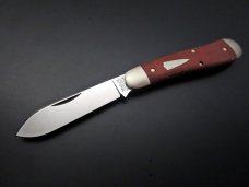 Great Eastern Cutlery #56 Dog Leg Jack 1-Blade Natural Canvas Micarta GEC 562118 Great Eastern Cutlery #56 Dog Leg Jack 1-Blade Natural Canvas Micarta GEC 562118