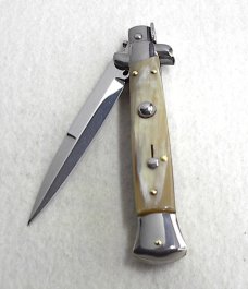 NEW FRANK BELTRAME 9" FRENCH BOVINE HORN ITALIAN STILETTO