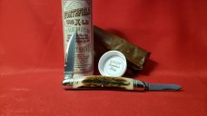 Great Eastern Cutlery 62 Sambar Stag Conductor, Congress, Easy Pocket Knife, New 620220