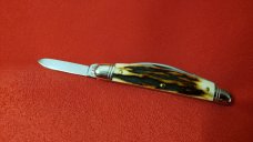 Great Eastern Cutlery 62 Sambar Stag Conductor, Congress, Easy Pocket Knife, New 620220