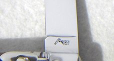 AKC 8" CLASSIC ITALIAN VINTAGE INDIA STAG LEVER LOCK 
