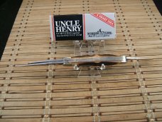 SCHRADE UNCLE HENRY 834UH RANCHER TRIPLE BLADE STOCKMAN FOLDING USED POCKET KNIFE WITH BOX & PAPERS SCHRADE UNCLE HENRY 834UH RANCHER TRIPLE BLADE STOCKMAN FOLDING USED POCKET KNIFE WITH BOX & PAPERS