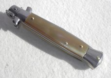NEW FRANK BELTRAME 9" FRENCH BOVINE HORN BAYONET BLADE ITALIAN STILETTO