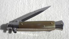 NEW FRANK BELTRAME 9" FRENCH BOVINE HORN BAYONET BLADE ITALIAN STILETTO