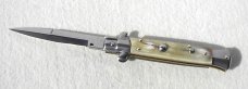 NEW FRANK BELTRAME 9" FRENCH BOVINE HORN BAYONET BLADE ITALIAN STILETTO