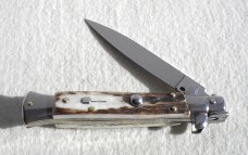  FRANK BELTRAME 9" VINTAGE EUROPEAN STAG ITALIAN STILETTO