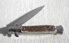  FRANK BELTRAME 9" VINTAGE EUROPEAN STAG ITALIAN STILETTO