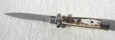  FRANK BELTRAME 9" VINTAGE EUROPEAN STAG ITALIAN STILETTO