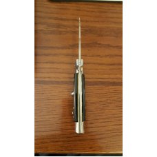 8" Frank B. Black Acrylic Italian Stiletto 8" Frank B. Black Acrylic Italian Stiletto