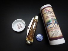 Great Eastern Cutlery PPP SFO #86 Oil Field Jack 1/101 Chocolate Almond Peach Seed Jigged Bone GEC Great Eastern Cutlery PPP SFO #86 Oil Field Jack 1/101 Chocolate Almond Peach Seed Jigged Bone GEC