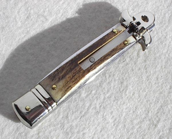 NEW AKC LEVERLETTO 20cm - 8" GENUINE STAG MODIFIED BAYONET BLADE   