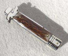 NEW AKC LEVERLETTO 20cm - 8" GENUINE STAG MODIFIED BAYONET BLADE   