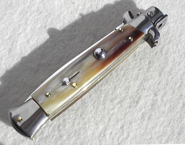 NEW FRANK BELTRAME 9" FRENCH BOVINE HORN ITALIAN STILETTO