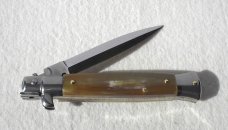 NEW FRANK BELTRAME 9" FRENCH BOVINE HORN ITALIAN STILETTO