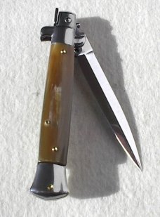 NEW FRANK BELTRAME 9" FRENCH BOVINE HORN ITALIAN STILETTO