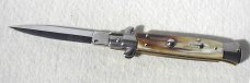 NEW FRANK BELTRAME 9" FRENCH BOVINE HORN ITALIAN STILETTO