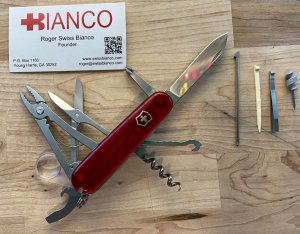 Victorinox Yeoman Mechanic with Ruby scales, free shipping 