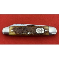 Vintage **RARE** CATTARAUGUS CUTLERY CO No. C2589 Whitt-L-Kraft Official Boy Scout Pocket Knife Stag Vintage **RARE** CATTARAUGUS CUTLERY CO No. C2589 Whitt-L-Kraft Official Boy Scout Pocket Knife Stag