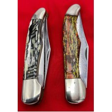 2 Knife Set Fight’n Rooster “Cock of the Walk” Folding Hunters 1st Gen 1978 Both #029 Serial Numbers 2 Knife Set Fight’n Rooster “Cock of the Walk” Folding Hunters 1st Gen 1978 Both #029 Serial Numbers