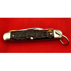 Vintage CATTARAUGUS CUTLERY CO Model No. D2589 Whitt-L-Kraft Official Boy Scout Pocket Knife Stag Vintage CATTARAUGUS CUTLERY CO Model No. D2589 Whitt-L-Kraft Official Boy Scout Pocket Knife Stag