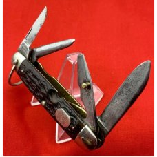Vintage CATTARAUGUS CUTLERY CO Model No. D2589 Whitt-L-Kraft Official Boy Scout Pocket Knife Stag Vintage CATTARAUGUS CUTLERY CO Model No. D2589 Whitt-L-Kraft Official Boy Scout Pocket Knife Stag