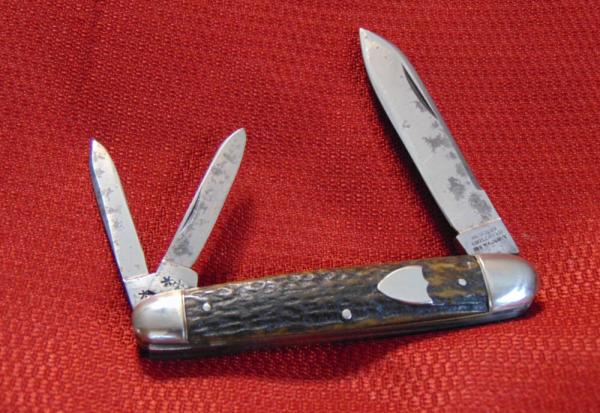 VINTAGE RODGERS CUTLERS TO HIS MAJESTY WHITTLER GENUINE ENGLISH STAG HANDLES 1875/1900 VINTAGE RODGERS CUTLERS TO HIS MAJESTY WHITTLER GENUINE ENGLISH STAG HANDLES 1875/1900