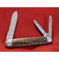 VINTAGE RODGERS CUTLERS TO HIS MAJESTY WHITTLER GENUINE ENGLISH STAG HANDLES 1875/1900 VINTAGE RODGERS CUTLERS TO HIS MAJESTY WHITTLER GENUINE ENGLISH STAG HANDLES 1875/1900
