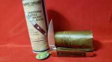 Great Eastern Cutlery GEC 19 Kingwood 190120 Pocket Knife, New with Pin & Tube, 1095 Carbon Steel  