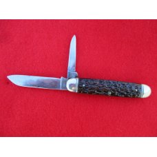 VINTAGE JOHN PRIMBLE BELKNAP HDW. NICE PRETTY BONE SCALES CIGAR PATTERN 2 BLADE VINTAGE JOHN PRIMBLE BELKNAP HDW. NICE PRETTY BONE SCALES CIGAR PATTERN 2 BLADE
